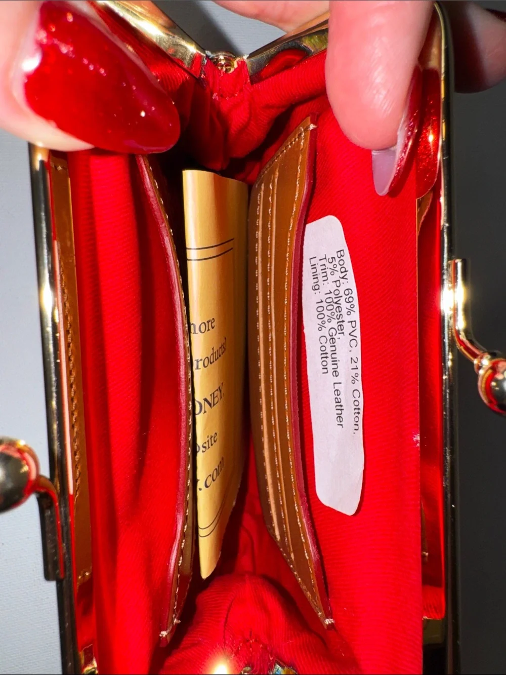 Dooney & Bourke Sullivan Large Kiss Lock Coin Purse